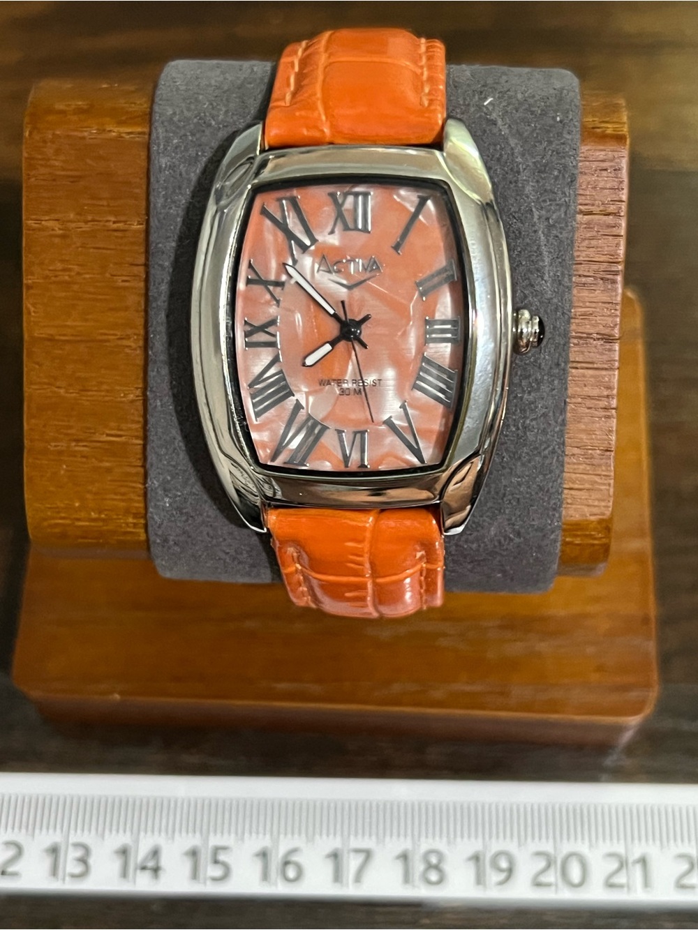 Ativa Orange Strap Accent Timepiece